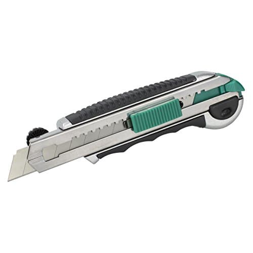 Image of wolfcraft Professional Snap-Off Blade Knife, 18 mm I 4136000 I Knife for Heavy use