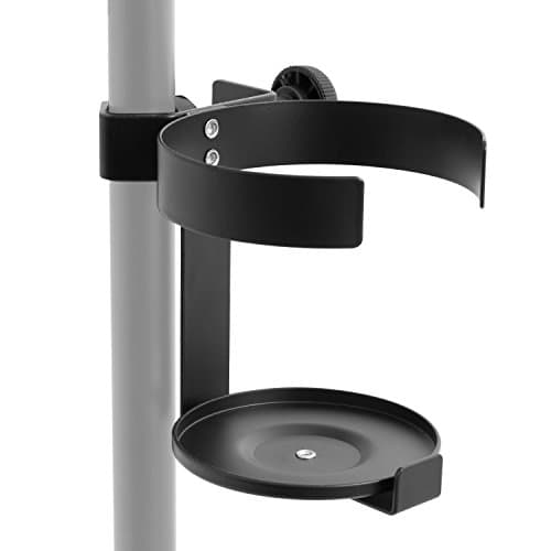 Image of TIGER MSA89-BK Cup Holder for Microphone and Music Stand for Glasses, Bottles, Cups - Black