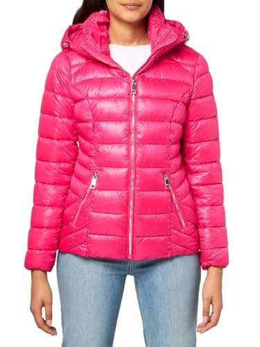 Image of GUESS Women's 22qmp130-hpk-l Transitional Jacket, Hot Pink, L