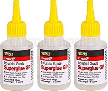 Image of Everbuild Industrial Grade Superglue GP 50 g Pack of 3
