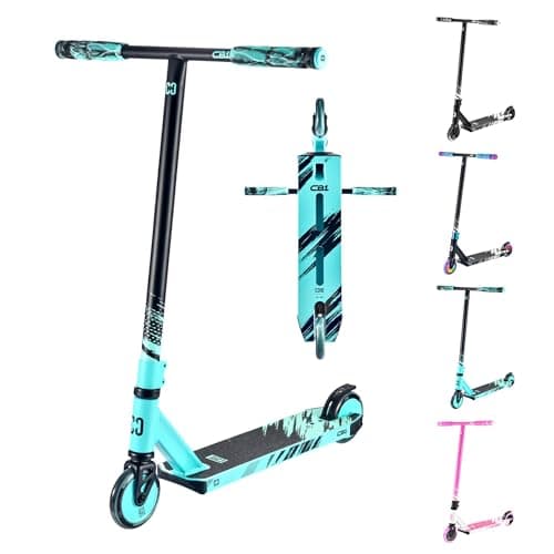 Image of CORE CB1 Beginner Stunt Scooter - Kids Stunt Scooters 6 Years and Up, Beginner Kick Scooter for Tricks Freestyle with 110mm Wheels - Pro Scooters For Teenagers & Kids - Teal/Black
