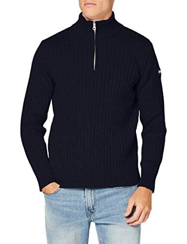 Image of Schott NYC Men's Plecorage2 Pullover Sweater Not Applicable, Navy, Medium