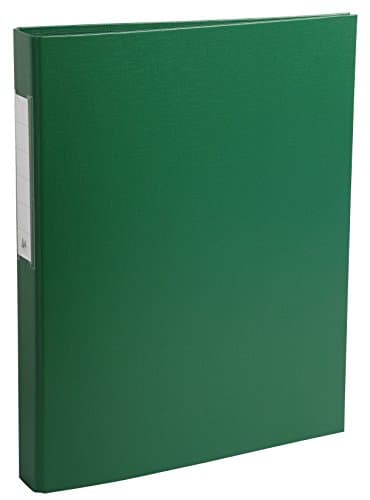 Image of Exacompta - Ref 54383E - PP-Covered Ring Binder - Suitable for Storing A4 Documents, 2 Rings, 40mm Spine, Holds Up To 400 Sheets, Sturdy Cardboard - Green
