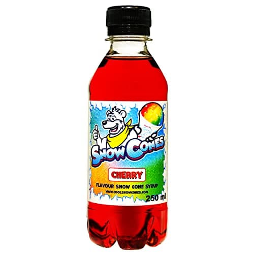 Image of Slush Snow Cone Syrup - Compatible with ALL Slush Puppy Machines 250ml Bottles Pick Your Flavour (Cherry)