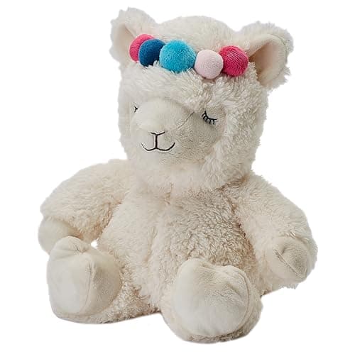 Image of Warmies Plush Llama Microwavable, Weighted Plush Teddy with French Lavender Scent, Microwavable Toy Heat Pad Suitable for All Adults and Children