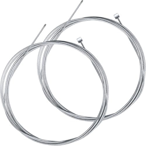 Image of MIETONG 2 Pieces Bike Brake Cable - Universal Standard Bicycle Brake Cable Replacement Accessories, Bicycle Front and Rear Brake Cable Set for Road Bike, Mountain Bike, MTB