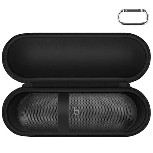 Image of Aenllosi Hard Travel Case Compatible with Beats Pill - Wireless Bluetooth Speaker, Beats Portable Speaker Organizer.(Case Only) (Matte Black)