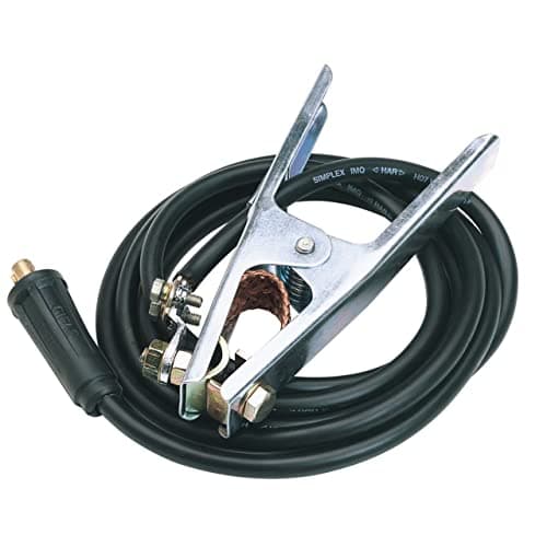 Image of Draper W625 200 A Earth Lead and Clamp with 10/25 Dinse Plug, Blue, 2.5 m