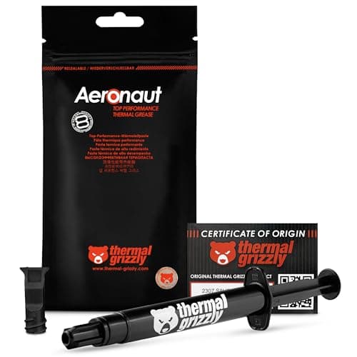 Image of Thermal Grizzly - Aeronaut - 3.9 Gram/1.5 ml - High Performance Thermal Paste - Ideal Entry Level Thermal Grease - Compatible with Most Cooling Solutions CPU/GPU/PS4/PS5/Xbox