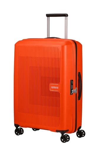 Image of American Tourister Aerostep - Spinner M, Expandable Case, 67 cm, 66.5/72.5 L, Orange (Bright Orange)