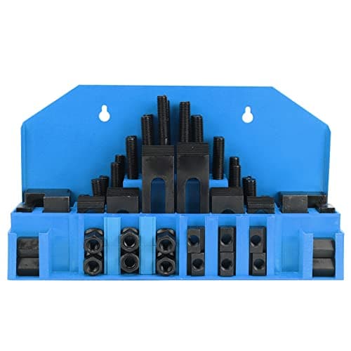 Image of 58Pcs T-Slot Clamp Kit, Hardened Combined Press Plate for Lathe Milling Machine M10