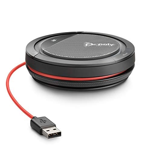 Image of Plantronics CALISTO 3200 USB-A, conference equipment with microphone and loudspeaker , black, red , 210900-01
