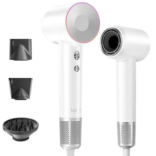 Image of Laifen Swift Special Hair Dryer, High Speed 200M Ionic Blow Dryer with 110, 000 RPM Brushless Motor for Fast Drying, Hairdryer with Magnetic Nozzles, Low Noise Hairdryer for Women & Men, Lightweight