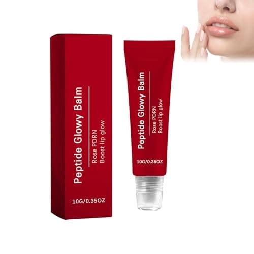 Image of Rose PDRN Peptide Glowy Balm, Deeply Nourishes And Repairs Lip Lines, Improves Moisturizing And Softens Lips, ultifunctional Nourishing Lip Balm for Repairs Dry Cracked Lips (1)