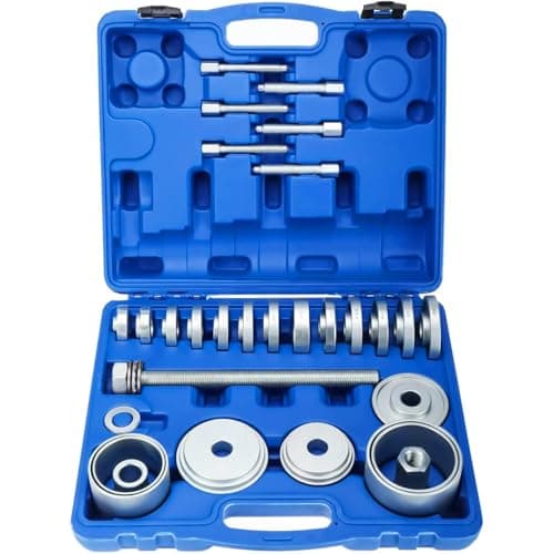 Image of BOOMSTART Universal 31-Piece Wheel Bearing Tool Set with Carrying Case | Front and Rear Hub Puller, Bearing Extractor, Installation and Removal Kit