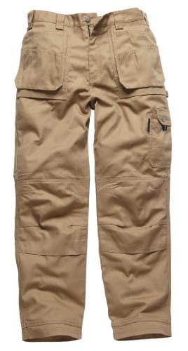 Image of Dickies Eisenhower Multi Pocket Work Trousers Khaki (32 Reg)