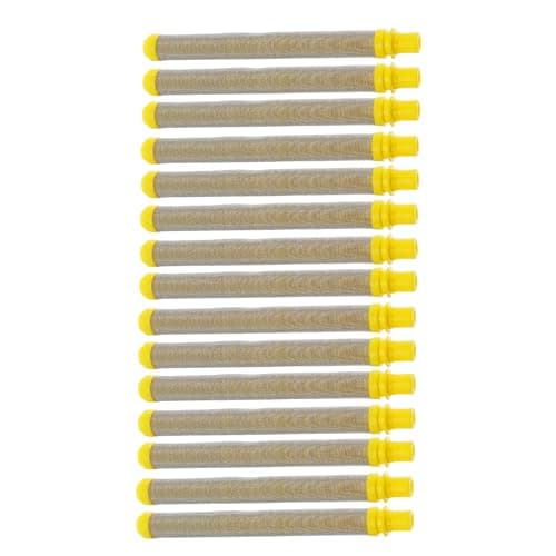 Image of 0089324/89324 Airless Paint Sprayer Gun Filters for Wagner Filter Replacement 4434 581-062 154675 0516732 (15-Pack, 100 Mesh, Yellow)
