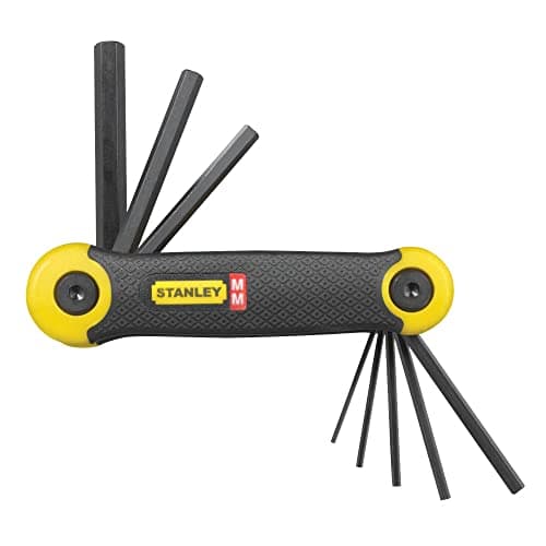 Image of STANLEY Metic Folding Hex Key Set Pocket Size (8 Pieces) 2-69-264