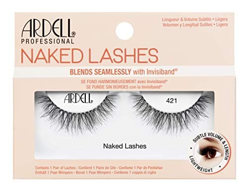 Image of Ardell Naked Lash 421 False Eyelashes, Subtle Volume and Length, Vegan Friendly, 1 Pair (Pack of 1)