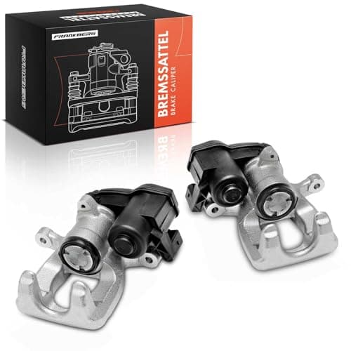 Image of Frankberg 2x Brake Caliper Disc Brake Rear Left Right Compatible with Qashqai II SUV J11 J11 1.2L-1.8L Kadjar HA HL 1.2L-1.8L Replace# 440014EA0A