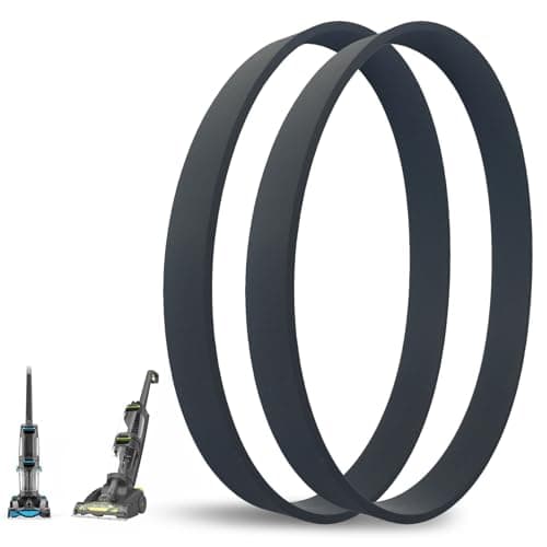 Image of 2 Pcs Vacuum Cleaner Belts Replacement Compatible with VAX Dual Power Pet Carpet Cleaner ECR1V1DPP ECR2V1P Upright Vacuum Cleaner Replacement Vacuum Cleaner Belt