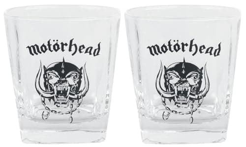 Image of Motörhead Whiskey Glass Set Unisex Beer Glass Transparent, Glass,