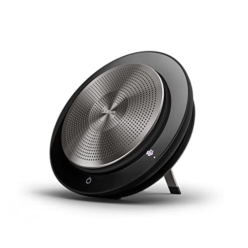Image of Jabra Speak 750 Speaker Phone - Unified Communications Certified Portable Conference Speaker with Bluetooth Adapter and USB - Connect with Laptops, Smartphones and Tablets (Renewed)