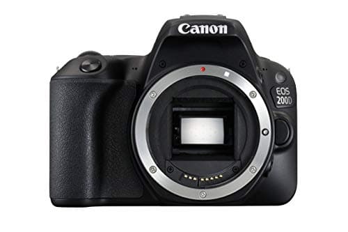 Image of Canon EOS 200D Digital SLR Camera - Black (Renewed)