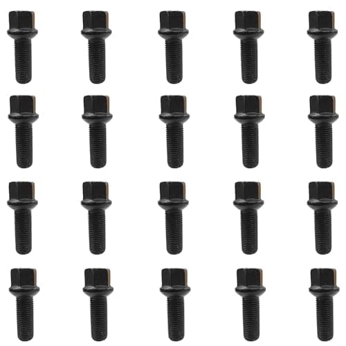 Image of TRACER 20x Wheel bolts M14x1,5 ball seat R14 27mm | HEX 17mm compatible with Mercedes-Benz A 176 A 177 B 242 B 246 B 247 C 204