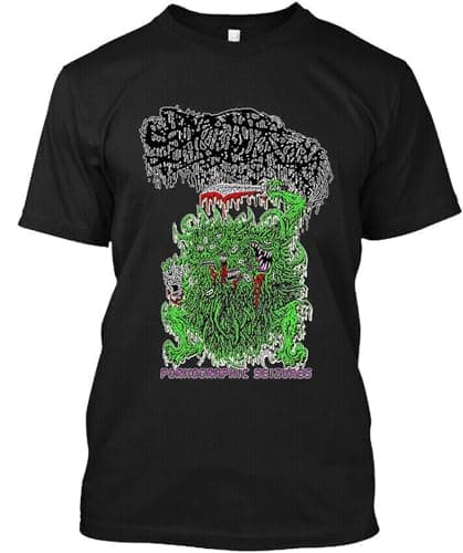 Image of NWT Sanguisugabogg Pornographic Seizures American Heavy Metal Rock T-Shirt S-4XL Black BlackBlackS