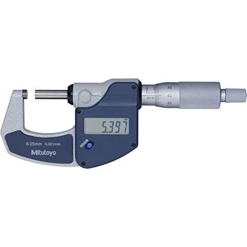Image of Mitutoyo Digital Outside Micrometer Without Data Output, Measuring Range 0 – 25 mm (1 Piece) 101166179
