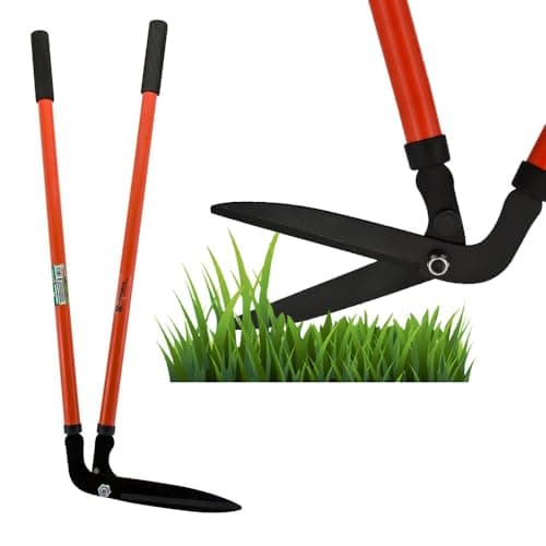 Image of Long Handled Gardening Lawn Shears - Grass Edge Border Edging Cutter Trimmer New Easy Effortless | Cut Sharp Blade for Precise Durable Rust Resistant