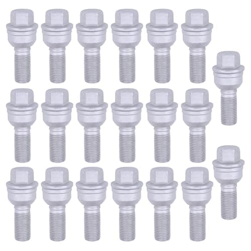 Image of Wheel Bolt Wheel Bolt Rim Attachment M14 x 1.5 Taper Collar Outer Hexagon Alloy Wheels Wheel Bolts for Touareg CR7 ID Buzz A8 D4 A8 4H A8 D5 A8 4N Q3 8U Q3 F3 Q5 8R Q5 FY Q7 4M Q8 Etron E-Tron E Tron
