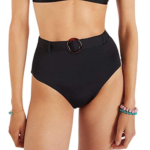Image of Banana Moon - Bikini Bottoms - High Waist Soraya Amores - Black - Black - S