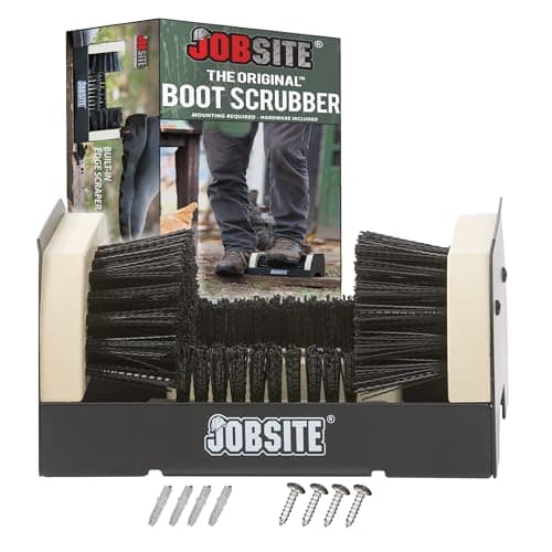 Image of JobSite Boot Scrubber - The Original Shoe Scraper & Cleaner Brush