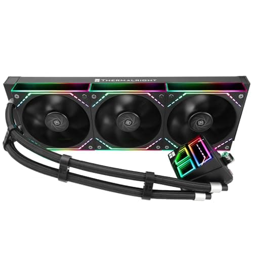 Image of TR Frozen Infinity 360 BLACK Liquid CPU Cooler,Triple PWM Fans with 2000RPM,Desktop CPU Aio Cooler,for AM4/AM5&Intel LGA1150/1151/1200/2011/1700/1851,Infinity Mirror PC CPU Water Cooler