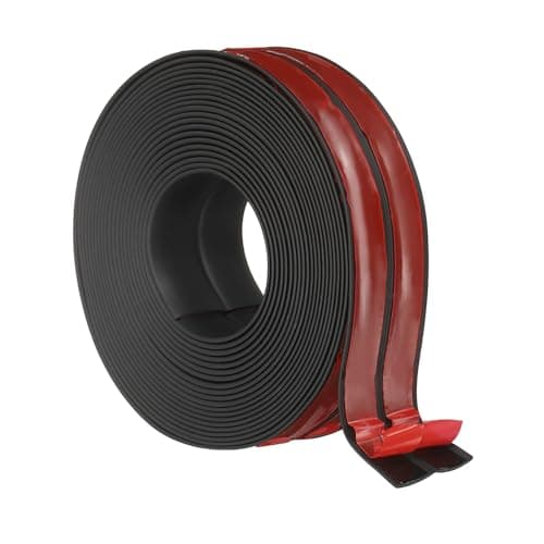 Image of PATIKIL 6cm x 6m Wall Corner Protector, Self Adhesive Wall Corner Guard Edge Protector Flexible Peel and Stick Molding Trim for Ceiling Countertop, Black