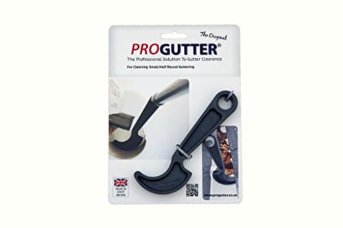 Image of PROGUTTER Miniflo gutter cleaning scraper. The Original Scraper for removing Debris and Weeds from Miniflo and Half Round Gutters.