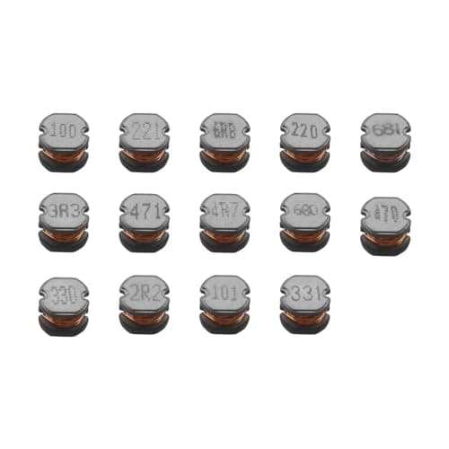 Image of YINETTECH 140Pcs 14 Values 2.2UH - 680UH CD54 Wire Wound SMD Power Inductor Assortment Kit 2.2UH 3.3UH 4.7UH 6.8UH 10UH 22UH 33UH 47UH 68UH 100UH 220UH 330UH 470UH 680UH