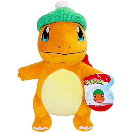 Image of Pokémon Charmander with Holiday Beanie-8-Inch Plush with Unique Accessory