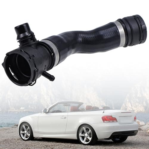 Image of LEVANLIGHT Upper Radiator Coolant Hose with Quick-Release Fastener Replacement | EPDM Rubber & Plastic Construction, 250mm Length, for Select B M W 1 Series E8x, 3 Series E9x, X1 E84, Z4 E89 Models