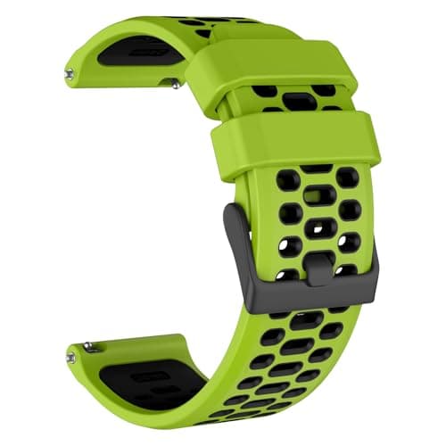 Image of MYSNBKN Watch Strap for Suunto 9/9 Baro/D5/D7/Spartan Sport/Wrist HR/Traverse 24 mm/Smartwatch 2 SW2, 24 mm Quick Release Silicone Replacement Band