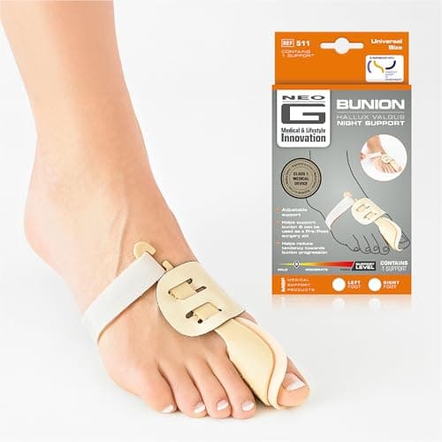 Image of Neo-G Bunion Support - Hallux Valgus Night Splint – for Pre/Post-Operative Aid, Discomfort & Pressure – Class 1 Medical Device (Right)