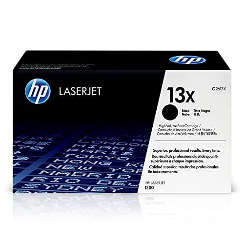 Image of HP Q2613X 13X High Yield Original LaserJet Toner Cartridge, Black, Single Pack