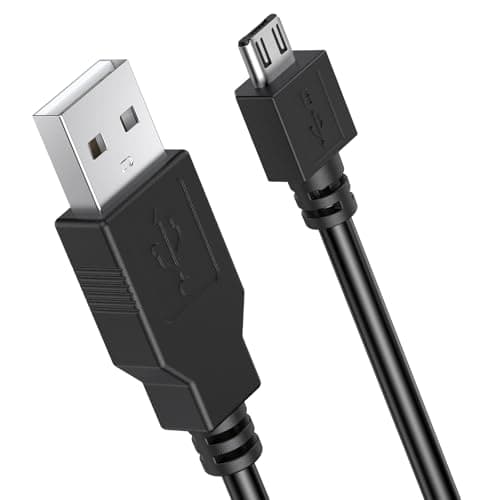 Image of Usb A Charger Cable for PS4 Controller,1.8m Charger Work for Sony PlayStation 4/ PS4/ PS4 Slim/PS 4 Pro/Xbox One (Black)