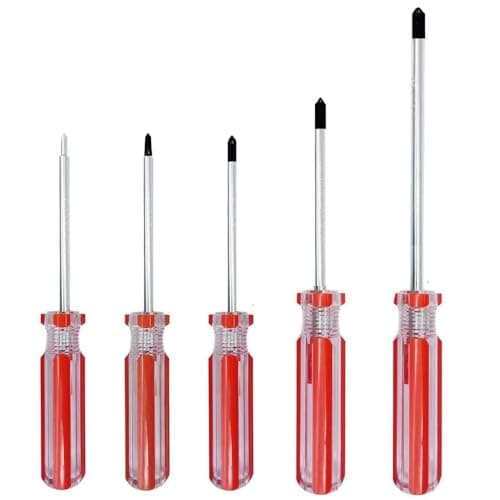 Image of 5 Piece Y Tip Screwdriver Set, Magnetic Tri Point Tip Screwdriver Bits Y000(1.5mm) Y00(2.0mm) Y0(3.0mm) Y1(4.0mm) Y2(5.0mm) Y Screwdriver Repair Tool