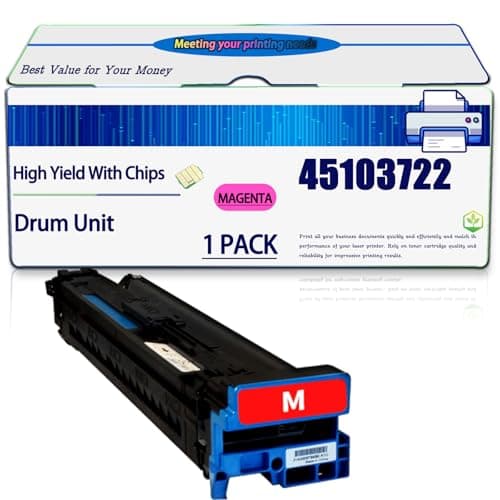 Image of Compatible for Okidata OKI 45103722 Drum Unit ES9431 ES9541 Pro 9431DMe Pro 9431dn Pro 9431 Ed Pro 9431Ev Printers, High Yield 40000 Pages, with Chip (1 Pack Magenta)