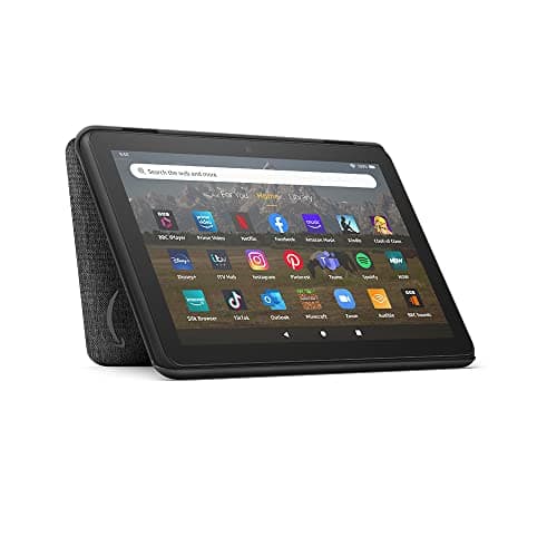 Image of Amazon Fire HD 8 tablet cover | Only compatible with 12th-generation tablet (2022 release), Black
