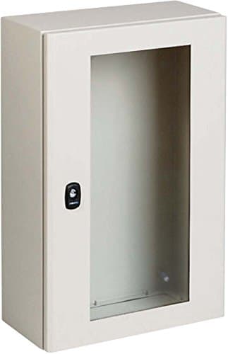 Image of Schneider NSYS3D6525T Spacial S3D Tspt Door No Mounting Plate H600XB500XT250 IP66 IK08 RAL7035.