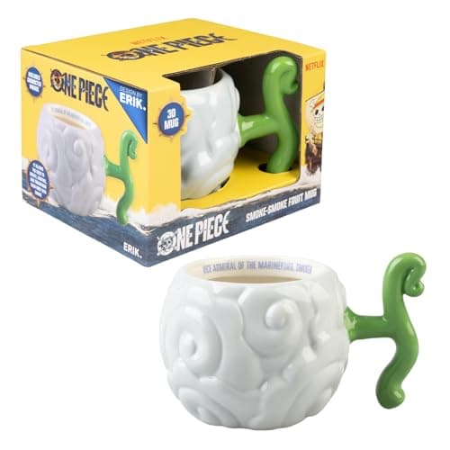 Image of Grupo Erik Ceramic Mug - One Piece Manga Gifts - Smoke-Smoke Fruit | 20.3 oz - 600 ml Coffee Mug Tea, Cool Mugs and Cups | One Piece Gifts Under 20 Pounds